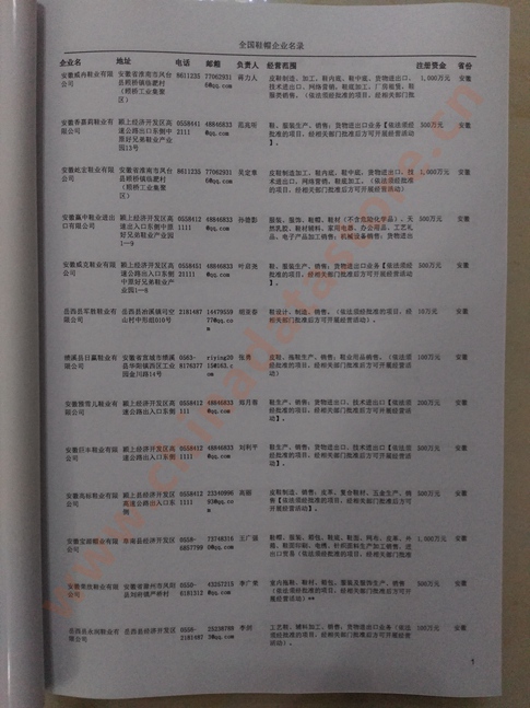 中國鞋帽企業(yè)黃頁可開展精準營銷，電話營銷、郵件營銷、傳真營銷等等多管齊下，圓您銷售冠軍夢